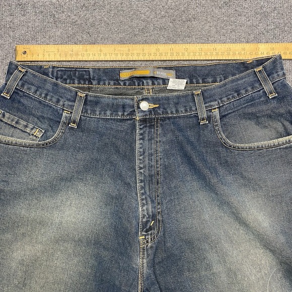 Vintage Levis Silver Tab Jeans Mens 38x30 Oversized Fit Baggy Loose Denim USA - Picture 7 of 16